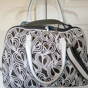 Diane Von Furstenberg hearts tote